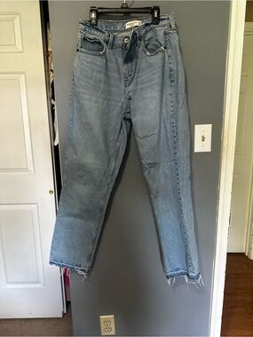 Abercrombie & Fitch The ‘90s Straight Mid Rise in Curve Love
